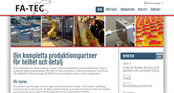 Desktop Screenshot of fa-tec.se